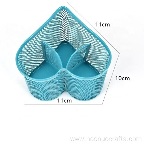 Heart-shaped pen holder stationery storage and sorting
